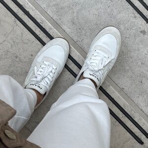 Prada Classic White Leather Sneakers